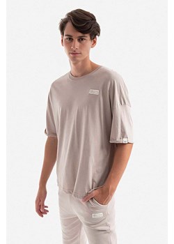 Alpha Industries t-shirt bawełniany kolor beżowy gładki 118532.627-BEZOWY ze sklepu PRM w kategorii T-shirty męskie - zdjęcie 161402678