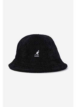 Kangol kapelusz Velour Slub Casual kolor czarny K5319.BLACK-BLACK ze sklepu PRM w kategorii Kapelusze męskie - zdjęcie 161403455