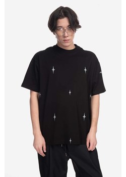 STAMPD t-shirt bawełniany męski kolor czarny wzorzysty SLA.M3101TE-BLK ze sklepu PRM w kategorii T-shirty męskie - zdjęcie 161403469
