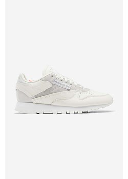 Reebok Classic sneakersy skórzane Classic Leather GX6201 kolor biały GX6201-BIALY ze sklepu PRM w kategorii Buty sportowe męskie - zdjęcie 161404276