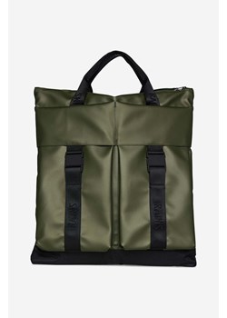 Rains torba Trail Tote Bag 9 13790 kolor zielony 13790-EVERGREEN. ze sklepu PRM w kategorii Torby Shopper bag - zdjęcie 161404995