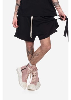 Rick Owens szorty bawełniane Trucker Cut Offs kolor czarny DU01C6388.RIG.BLACK-Red ze sklepu PRM w kategorii Spodenki męskie - zdjęcie 161405598
