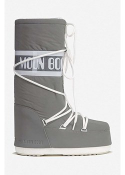Moon Boot śniegowce Classic Reflex kolor srebrny Classic Reflex 14027200 001 14027200-001 ze sklepu PRM w kategorii Śniegowce damskie - zdjęcie 161406035