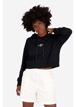 New Balance bluza damska kolor czarny z kapturem z nadrukiem WT31509BK-9BK ze sklepu PRM w kategorii Bluzy damskie - zdjęcie 161406176