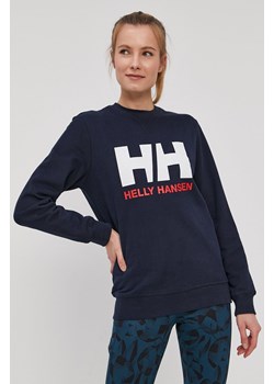 Helly Hansen Bluza damska kolor granatowy z nadrukiem 34003-071 ze sklepu PRM w kategorii Bluzy damskie - zdjęcie 161406555