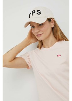 Levi's t-shirt bawełniany kolor różowy 39185.0209-Reds ze sklepu PRM w kategorii Bluzki damskie - zdjęcie 161406645