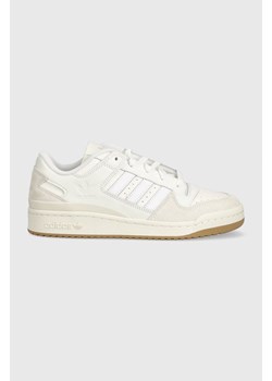 adidas Originals sneakersy skórzane Forum Low kolor biały ID6858 ze sklepu PRM w kategorii Buty sportowe damskie - zdjęcie 161406866