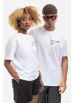 SneakerStudio t-shirt bawełniany x Czeluść kolor biały z nadrukiem SsxCZ.SS22.TSH002-BIALY ze sklepu PRM w kategorii T-shirty męskie - zdjęcie 161408315