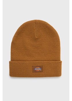 Dickies Czapka kolor brązowy DK0A4X7KBD0-BROWNDUCK ze sklepu PRM w kategorii Czapki zimowe damskie - zdjęcie 161408547