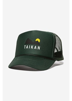 Taikan czapka z daszkiem Trucker Cap kolor zielony z nadrukiem TA0004.FGN-FGN ze sklepu PRM w kategorii Czapki z daszkiem męskie - zdjęcie 161408625