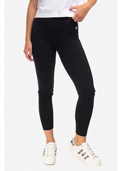 Champion legginsy damskie kolor czarny gładkie 115653-KK001 ze sklepu PRM w kategorii Spodnie damskie - zdjęcie 161408826