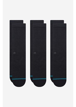 Stance skarpetki Shelter 3-pack męskie kolor czarny A556A23SHL-BLK ze sklepu PRM w kategorii Skarpetki męskie - zdjęcie 161410267