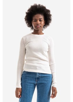 Norse Projects sweter wełniany Siri Merino damski kolor beżowy lekki NW45.0182.0957-0957 ze sklepu PRM w kategorii Swetry damskie - zdjęcie 161410868
