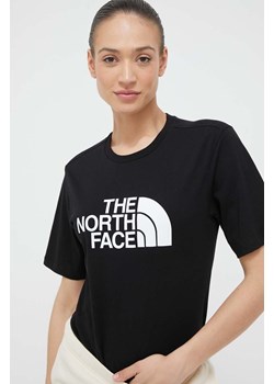The North Face t-shirt bawełniany kolor czarny NF0A4M5PJK31-JK31 ze sklepu PRM w kategorii Bluzki damskie - zdjęcie 161410948