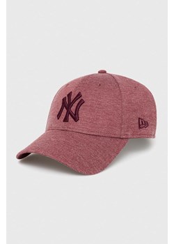 New Era czapka z daszkiem kolor bordowy melanżowa NEW YORK YANKEES 60348848.MRNWHI-MRNWHI ze sklepu PRM w kategorii Czapki z daszkiem damskie - zdjęcie 161411435
