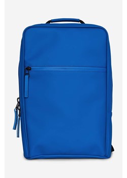 Rains plecak Book Backpack 12310 kolor niebieski duży gładki 12310.-WAVES ze sklepu PRM w kategorii Plecaki - zdjęcie 161412536