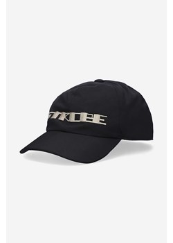 Rick Owens czapka z daszkiem kolor czarny z aplikacją DA02B4478.MUEM2-Black ze sklepu PRM w kategorii Czapki z daszkiem męskie - zdjęcie 161412817