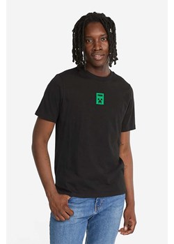 Puma t-shirt bawełniany x Minecraft kolor czarny z nadrukiem 534374.01-CZARNY ze sklepu PRM w kategorii T-shirty męskie - zdjęcie 161412825