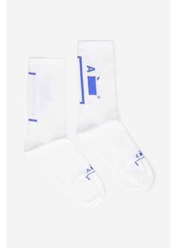 A-COLD-WALL* skarpetki Barcket Sock kolor biały ACWMSK027-WHITE ze sklepu PRM w kategorii Skarpetki damskie - zdjęcie 161413205