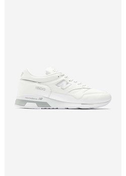 New Balance sneakersy skórzane M1500WHI kolor biały M1500WHI-WHI ze sklepu PRM w kategorii Buty sportowe męskie - zdjęcie 161413605