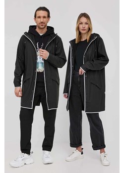 Rains kurtka 18540 Long Jacket Reflective kolor czarny przejściowa 18540.70-BlackRefle ze sklepu PRM w kategorii Kurtki damskie - zdjęcie 161413687
