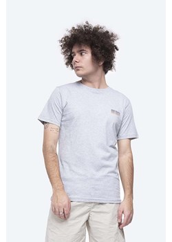Norse Projects t-shirt bawełniany kolor szary gładki N01.0541.1026-1026 ze sklepu PRM w kategorii T-shirty męskie - zdjęcie 161415368