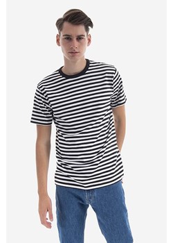Norse Projects t-shirt bawełniany Niels Classic Stripe kolor biały wzorzysty N01.0563.9999-9999 ze sklepu PRM w kategorii T-shirty męskie - zdjęcie 161415497