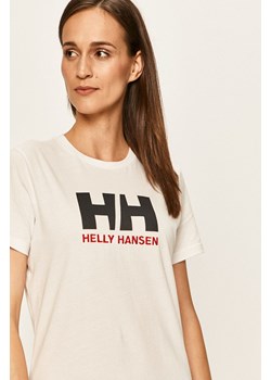 Helly Hansen T-shirt bawełniany kolor biały 34112-001 ze sklepu PRM w kategorii Bluzki damskie - zdjęcie 161415578