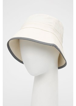 Rains kapelusz 14070 Bucket Hat Reflective kolor beżowy 14070.79-FossilRefl ze sklepu PRM w kategorii Kapelusze damskie - zdjęcie 161415659