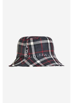 Marni kapelusz wełniany kolor czarny wełniany CLZC0088SY.USCU54.FWN80-CZARNY ze sklepu PRM w kategorii Kapelusze męskie - zdjęcie 161415877