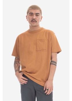 New Balance t-shirt bawełniany kolor pomarańczowy gładki MT23567TOB-TOB ze sklepu PRM w kategorii T-shirty męskie - zdjęcie 161416397
