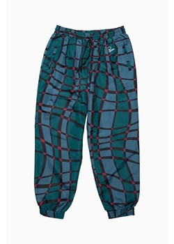 by Parra spodnie męskie kolor zielony wzorzyste 49325-multi.chec ze sklepu PRM w kategorii Spodnie męskie - zdjęcie 161416655