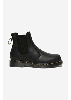 Dr. Martens sztyblety skórzane 2976 Valor Waterproof 27142001 męskie kolor czarny 27142001-CZARNY ze sklepu PRM w kategorii Buty zimowe męskie - zdjęcie 161416859