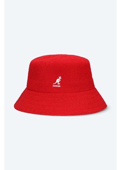 Kangol kapelusz Bermuda Bucket kolor czerwony K3050ST.SCARLET-SCARLET ze sklepu PRM w kategorii Kapelusze męskie - zdjęcie 161417038