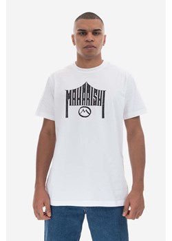 Maharishi t-shirt bawełniany kolor biały z nadrukiem 9928.WHITE-WHITE ze sklepu PRM w kategorii T-shirty męskie - zdjęcie 161417225