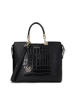 Guess Sac à main Katey Croc Luxury Satchel HWCB84 94260 Noir