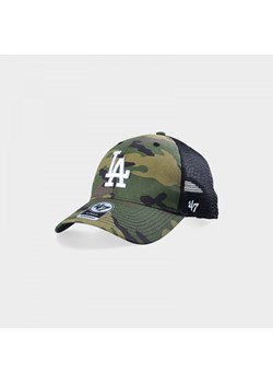 Czapka z daszkiem uniseks 47 Brand Los Angeles Dodgers Camo Branson - zielona ze sklepu Sportstylestory.com w kategorii Czapki z daszkiem męskie - zdjęcie 161423116