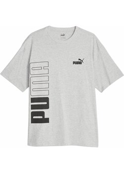 Koszulka męska Power Colorblock Tee Logo Puma ze sklepu SPORT-SHOP.pl w kategorii T-shirty męskie - zdjęcie 161425046