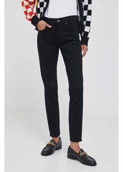 Polo Ralph Lauren jeansy damskie kolor czarny ze sklepu ANSWEAR.com w kategorii Jeansy damskie - zdjęcie 161430508