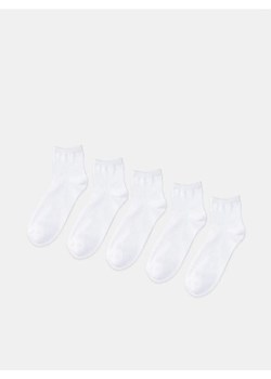 Sinsay - Skarpetki 5 pack - biały ze sklepu Sinsay w kategorii Skarpetki damskie - zdjęcie 161432307
