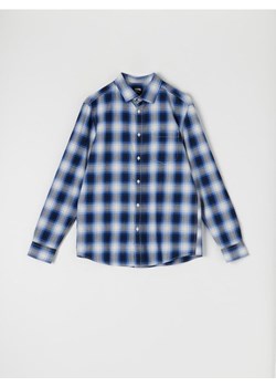 Sinsay - Koszula w kratę - niebieski ze sklepu Sinsay w kategorii Koszule męskie - zdjęcie 161437899