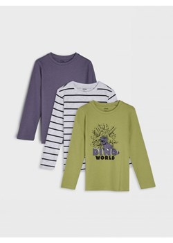 Sinsay - Koszulki 3 pack - zielony ze sklepu Sinsay w kategorii T-shirty chłopięce - zdjęcie 161437937