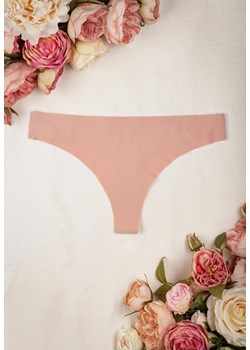 Różowe Bezszwowe Majtki Stringi Mante ze sklepu Born2be Odzież w kategorii Majtki damskie - zdjęcie 161438156