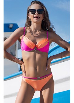 Trzyczęściowy strój kąpielowy w neonowe kolory Chitose, Kolor pomarańczowo-różowy, Rozmiar S, LivCo Corsetti Fashion ze sklepu Intymna w kategorii Stroje kąpielowe - zdjęcie 161446445