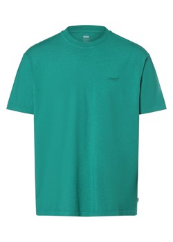 Levi's T-shirt męski Mężczyźni Dżersej szmaragdowy jednolity ze sklepu vangraaf w kategorii T-shirty męskie - zdjęcie 161447539