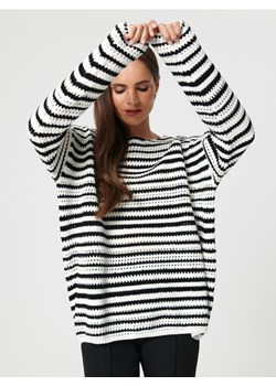 Sinsay - Sweter ażurowy w paski - wielobarwny ze sklepu Sinsay w kategorii Swetry damskie - zdjęcie 161454937