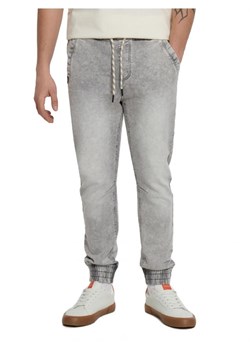 Cropp - Jasnoszare jeansowe joggery - jasny szary ze sklepu Cropp w kategorii Spodnie męskie - zdjęcie 161465548