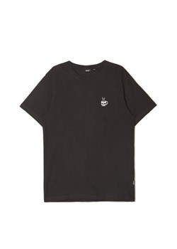 Cropp - Czarny T-shirt z haftem - czarny ze sklepu Cropp w kategorii T-shirty męskie - zdjęcie 161467096