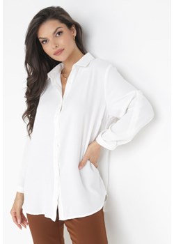 Biała Koszula z Podpinanymi Rękawami Jalema ze sklepu Born2be Odzież w kategorii Koszule damskie - zdjęcie 161468397