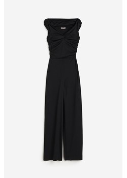 H & M - Kombinezon z odkrytymi ramionami - Czarny ze sklepu H&M w kategorii Kombinezony damskie - zdjęcie 161491869